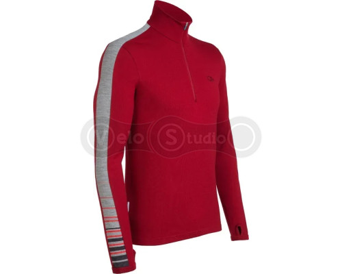 Термофутболка із довгим рукавом ICEBREAKER BF 260 Apex Zip MEN monsoon S