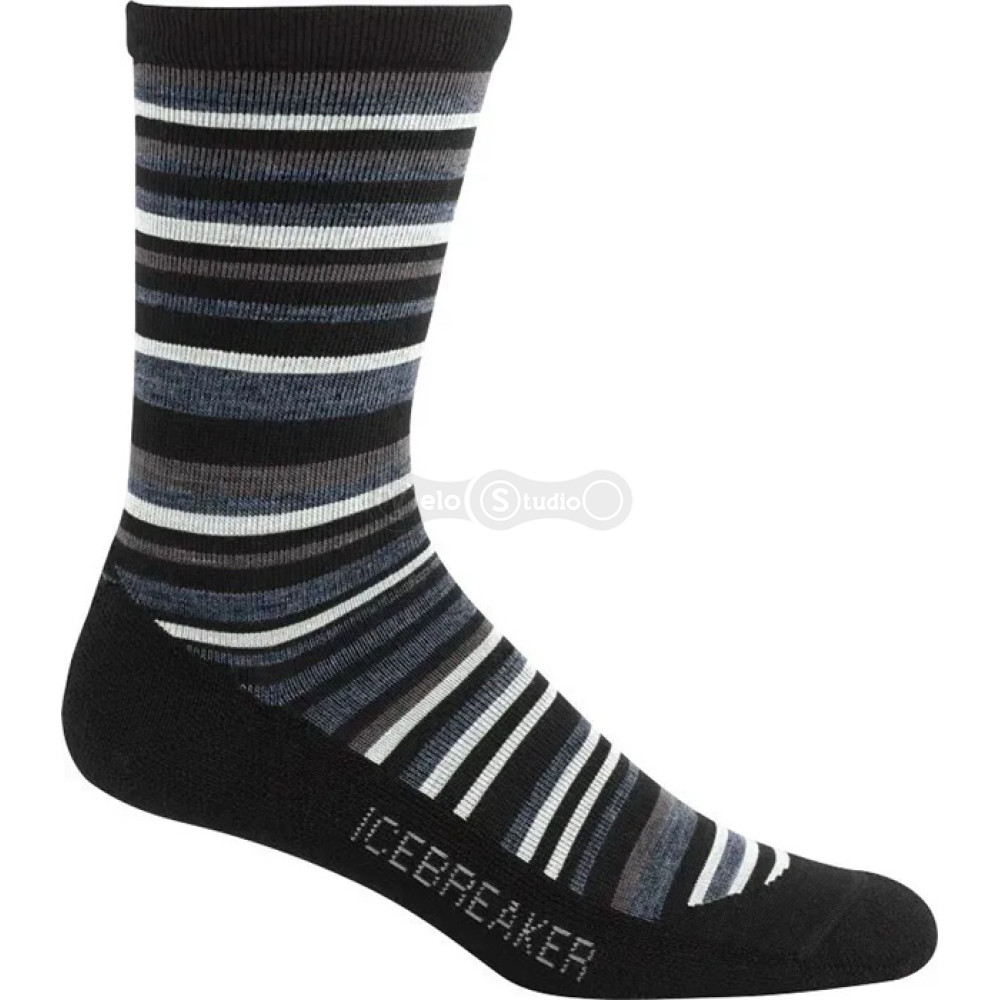 Носки ICEBREAKER City Lite Crew MEN black/brazil/oli XL