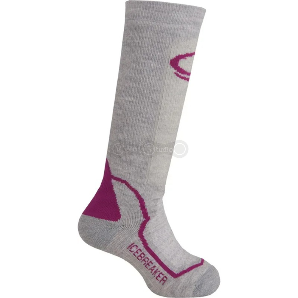 Детские носки ICEBREAKER Kids Snow Mid OTC BOY blizzard/cranberry M