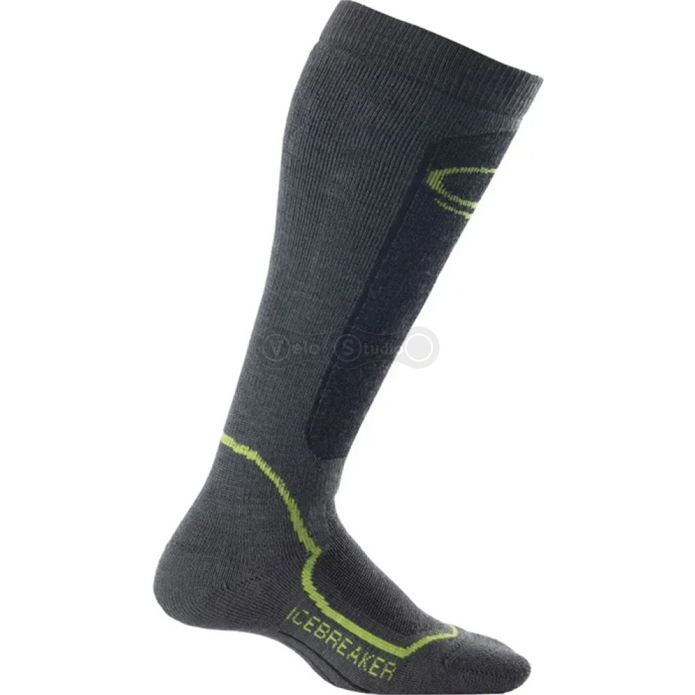 Детские носки ICEBREAKER Kids Snow Mid OTC BOY oil/het melange/grasshopper L