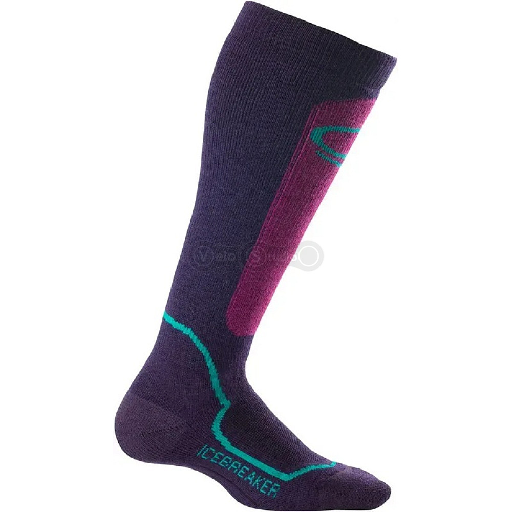 Дитячі шкарпетки ICEBREAKER Kids Snow Mid OTC GIRL lotus/magenta/mermaid M