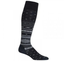 Термоноски высокие ICEBREAKER Lifestyle OTK WMN fine gauge yoals jet hthr M