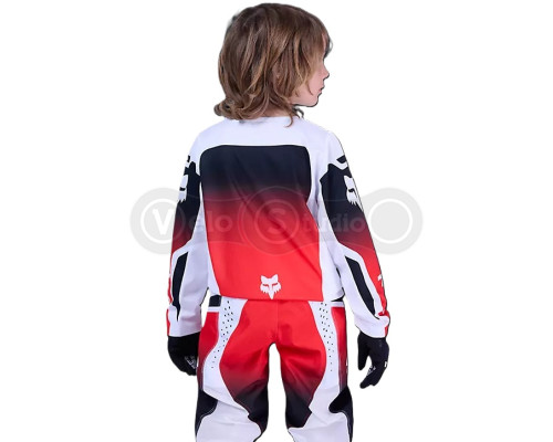 Детская джерси FOX 180 Youth Jersey - SHIELD [Flo Red], YXL