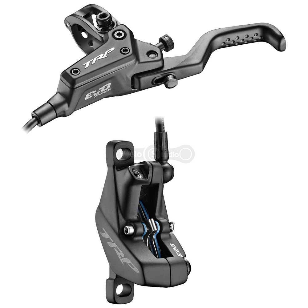 Передний гидравлический тормоз TRP DHR EVO PRO M9040 4 поршня, 1900мм, черный