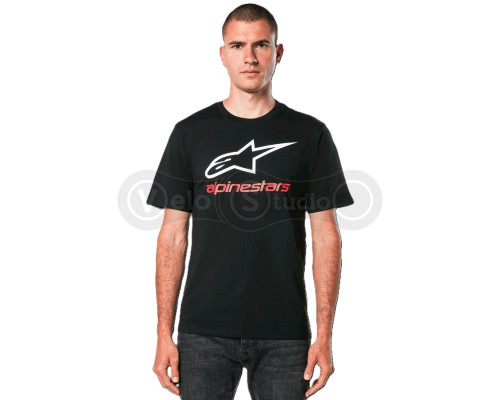 Футболка Alpinestars ALWAYS 2.0 CSF TEE BLACK/WHITE/RED, M