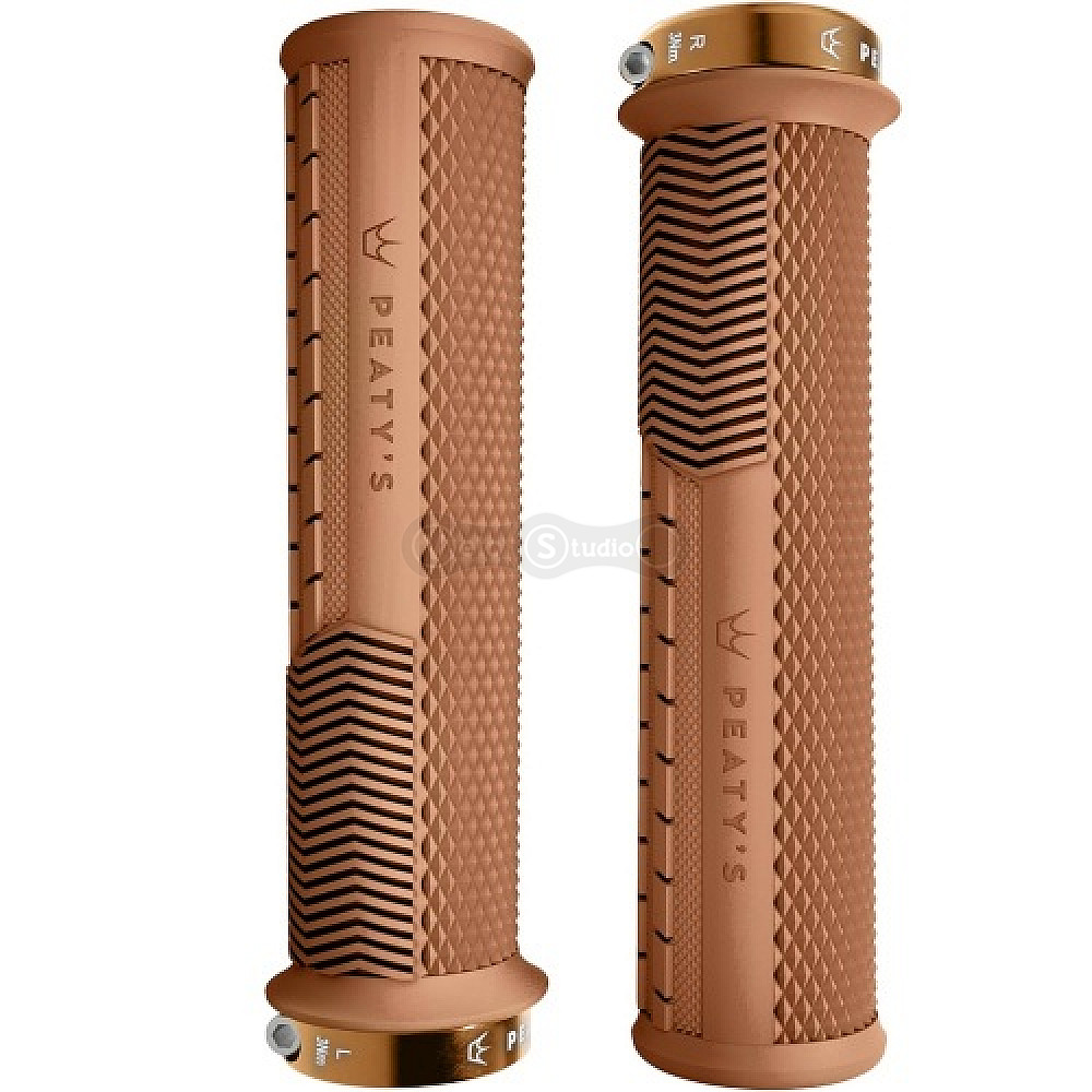 Грипси Peaty's Monarch Grip, Thin 30>32mm, Knurl Race Control, Gum