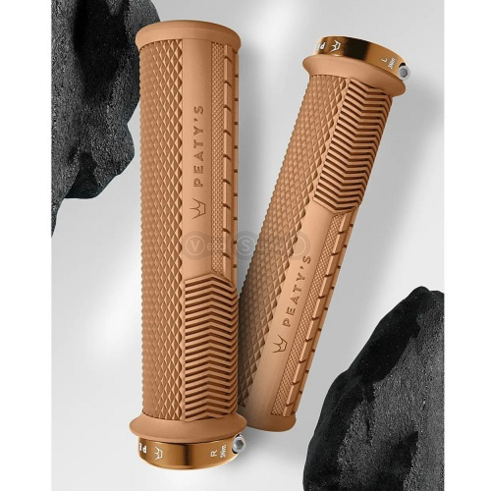 Грипси Peaty's Monarch Grip, Thin 30>32mm, Knurl Race Control, Gum