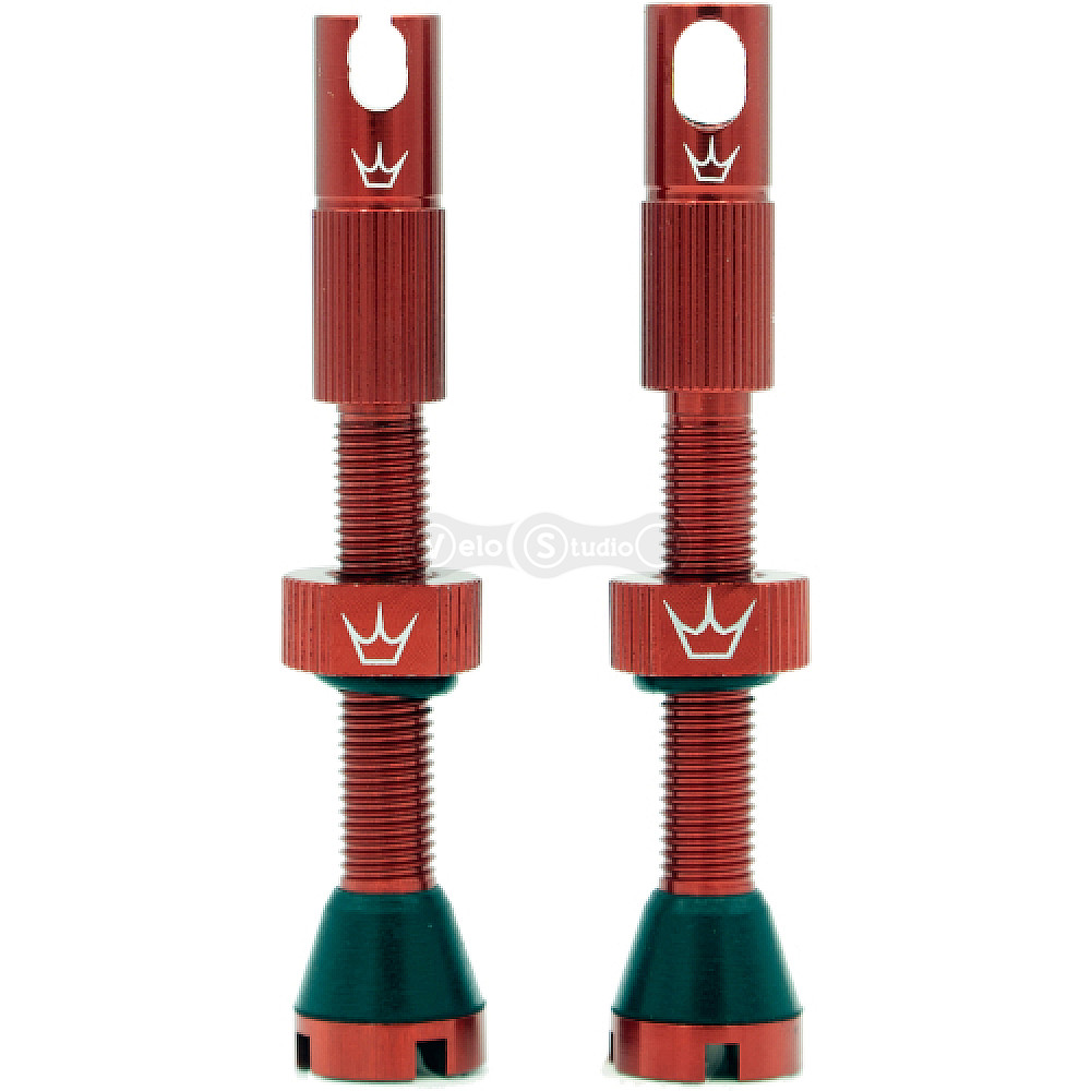 Ніпелі Peaty x Chris King Tubeless Valves, 42mm, Red - 2 шт