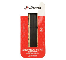Вело покрышка Vittoria Corsa PRO Control 700x30c TLR, бежевая боковина
