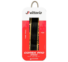 Вело покрышка Vittoria Corsa Pro Speed 700x28c TLR, бежевая боковина