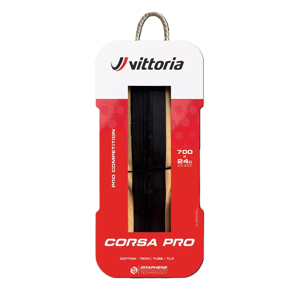 Вело покришка Vittoria Corsa Pro 700x29c WR TLR для широких ободів, бежева боковина