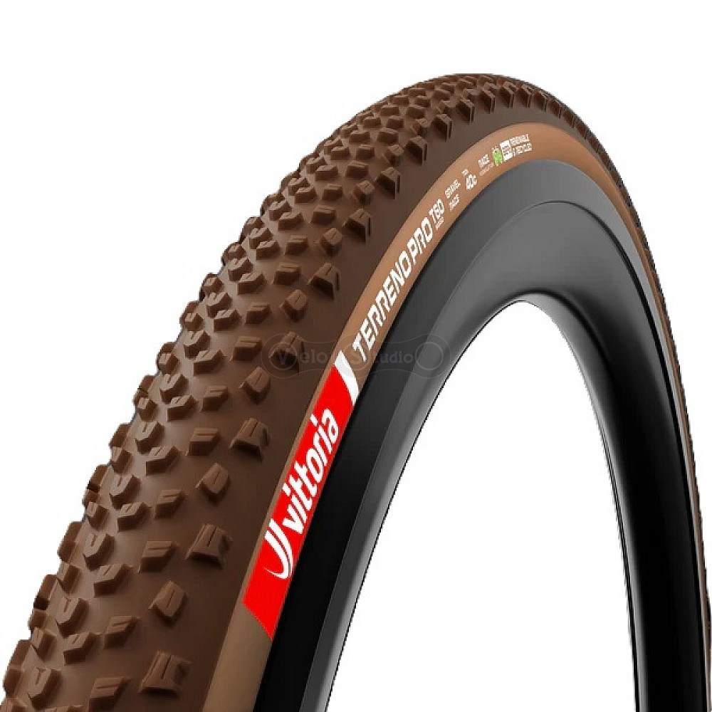 Вело покрышка Vittoria Terreno PRO T60 mixed 700x45c, бежевая боковина