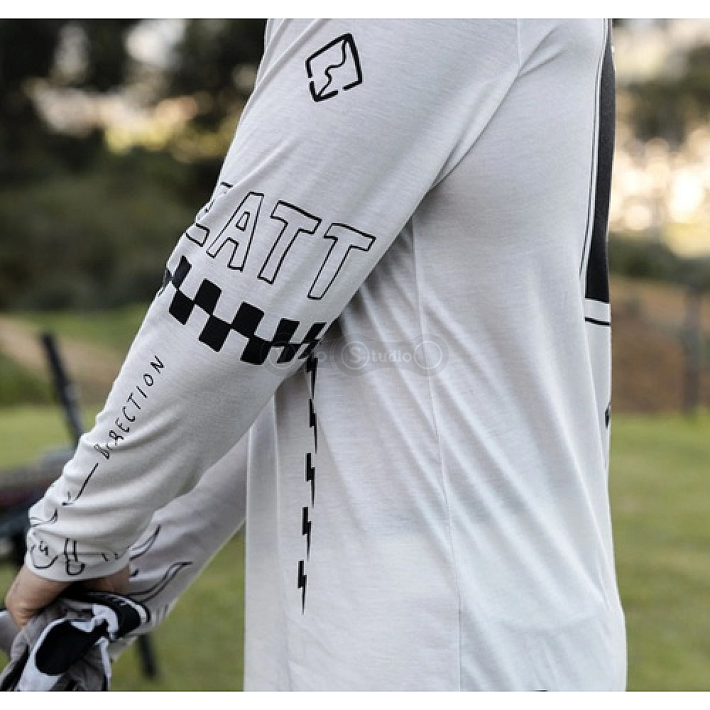 Вело джерси LEATT MTB 3.0 Gravity Jersey [Cream White], M