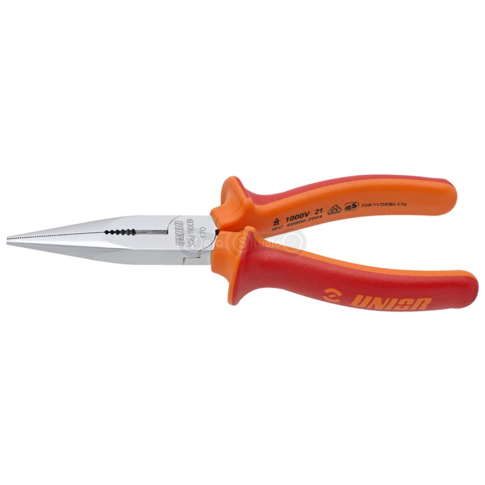 Плоскогубцы UNIOR TOOLS BI 170mm удлиненные прямые