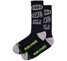 Вело шкарпетки TLD Mens Performance Socks; Worldwide [Black] LG/XL