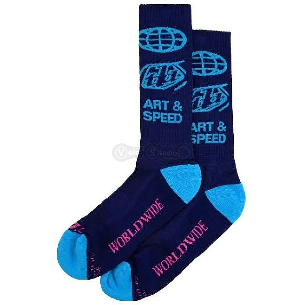 Вело носки TLD Mens Performance Socks; Worldwide [Midnight] SM/MD