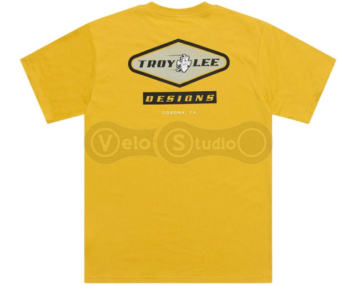 Футболка TLD Short Sleeve Tee; Carb [Gold] SM