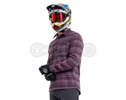Рубашка TLD Grind Flannel Yd Plaid [Deep Purp] MD