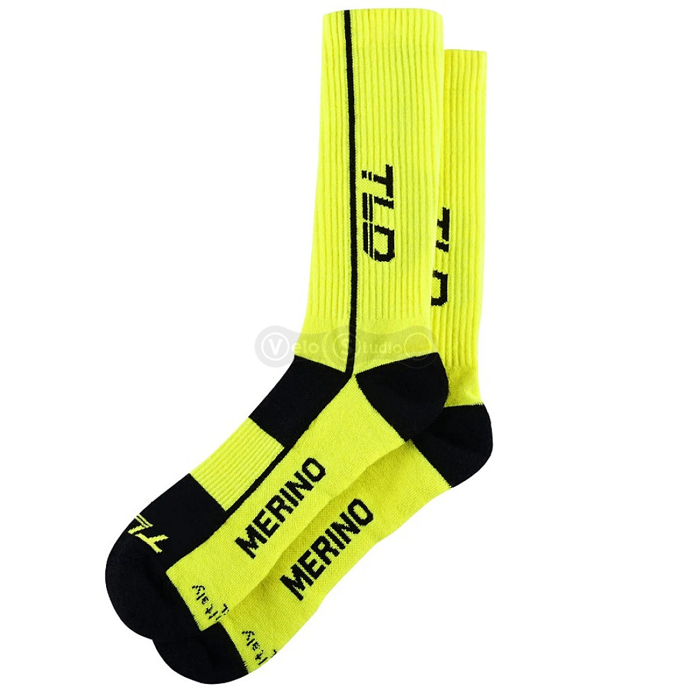 Зимові вело шкарпетки TLD Chill Merino Wool Sock; Mono [Sulfur] SM/MD
