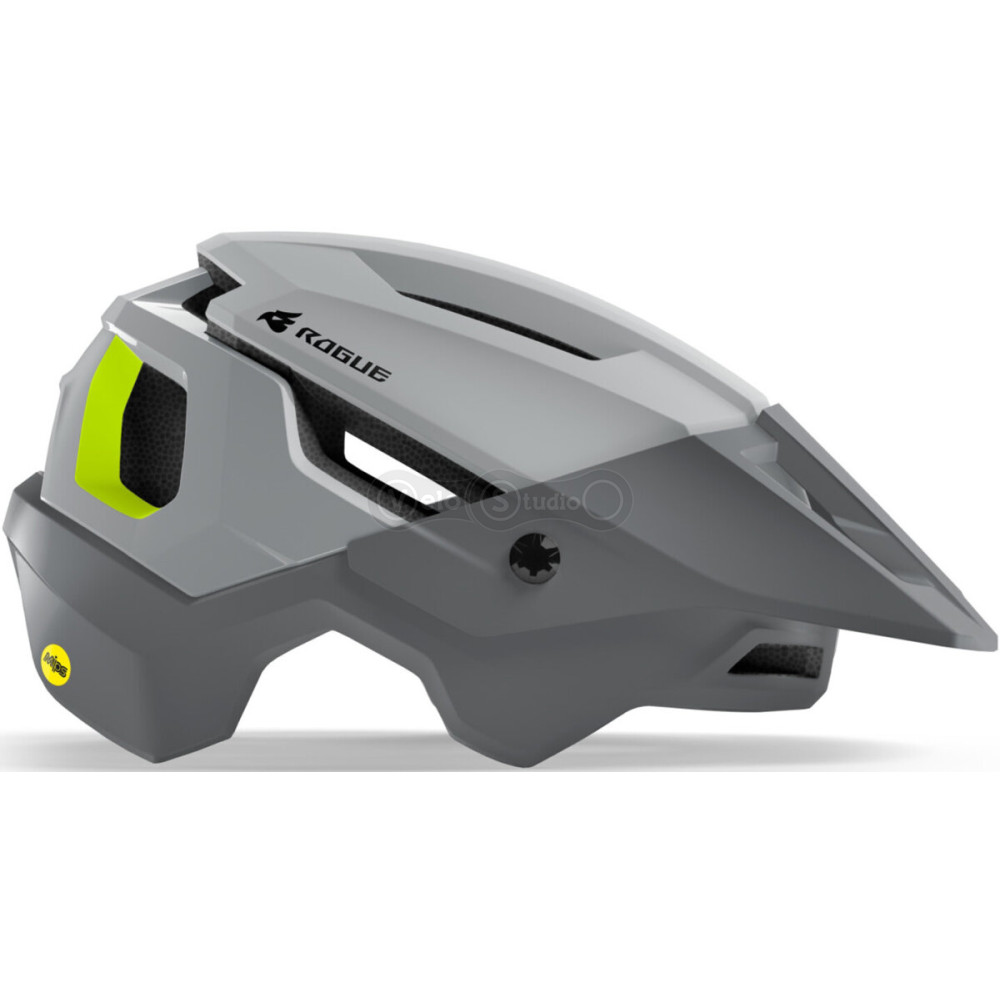 Вело шолом BLUEGRASS Rogue Core MIPS CE Gray Fluo Yellow|Matt Glossy M (56-58)