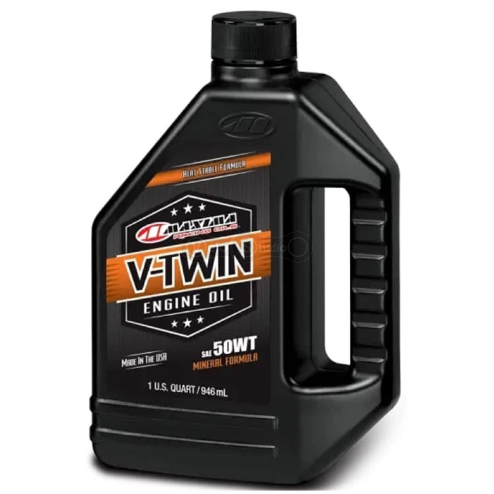 Масло моторне Maxima V-Twin Mineral Engine Oil [1л], 50w