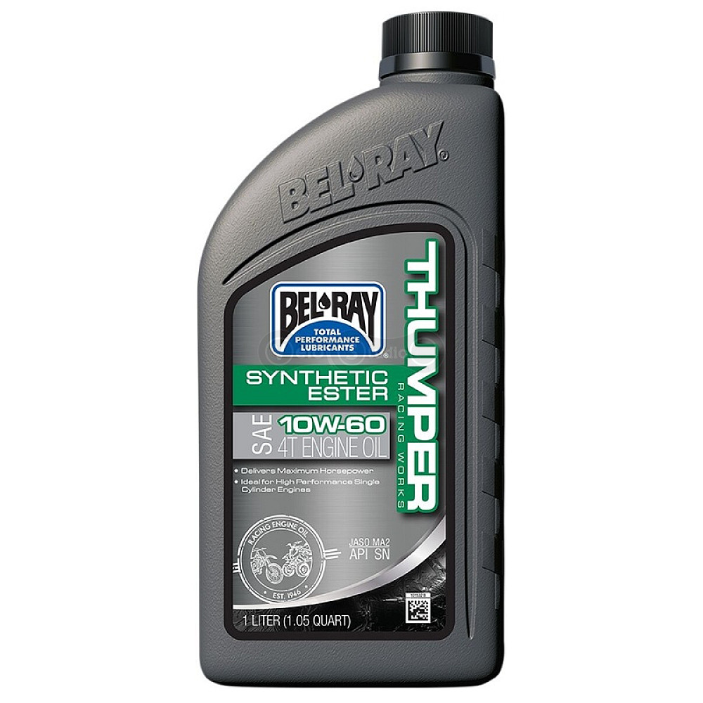 Масло моторное Bel-Ray THUMPER Racing Works Engine Oil [1л], 10w-60