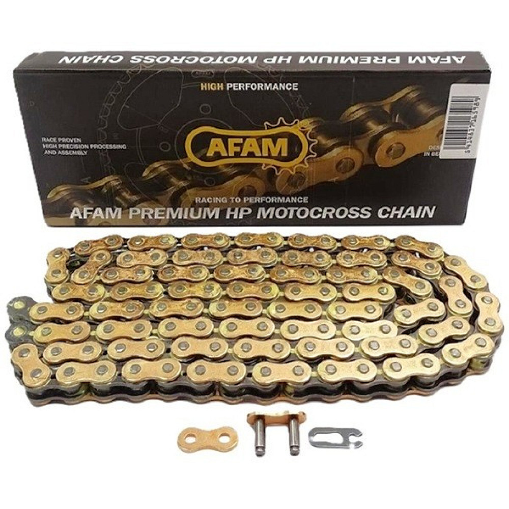 Ланцюг AFAM MX6 Chain - 520 [Gold], 520-114L / No Seal