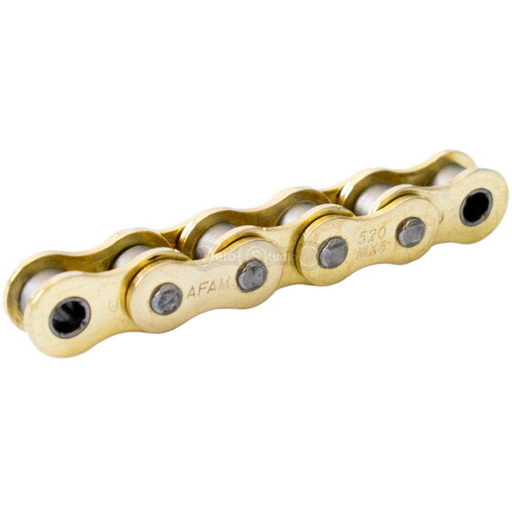 Цепь AFAM MX6 Chain – 520 [Gold], 520-118L / No Seal