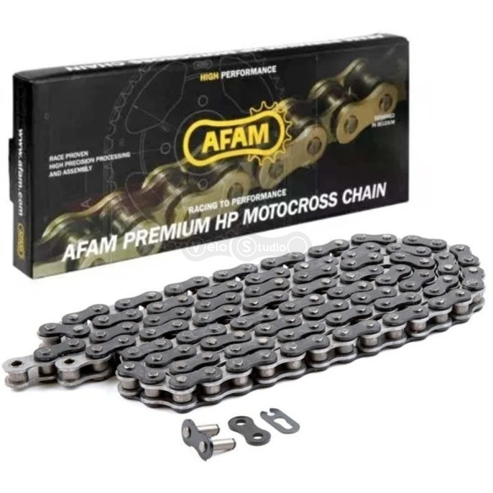 Цепь AFAM MX6 Chain - 520 [Black], 520-116L/No Seal