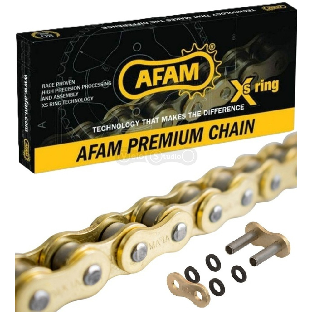 Ланцюг AFAM XHR2 Chain - 520 [Gold], 520-116L / Seal Ring
