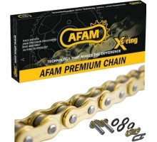 Цепь AFAM XSM Chain - 520 [Gold], 520-120L / Slim Seal Ring