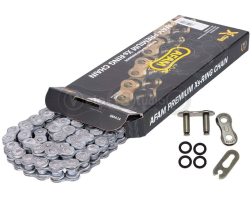Цепь AFAM XRR Chain - 525 [Steel], 525-122L / Seal Ring