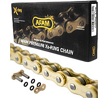 Ланцюг AFAM XSR2 Chain - 525 [Gold], 525-110L / Seal Ring