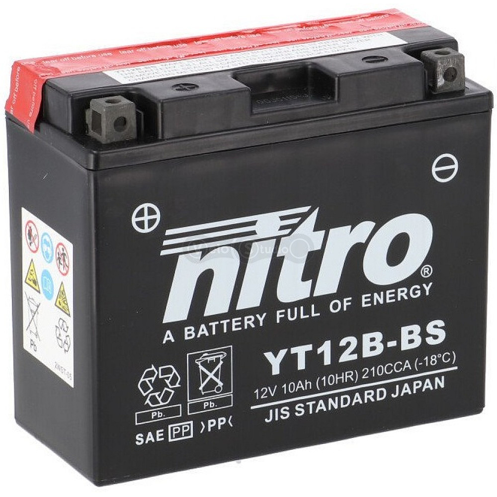 Аккумулятор NITRO AGM Open Battery 12V [10 Ah], CCA 210(A)