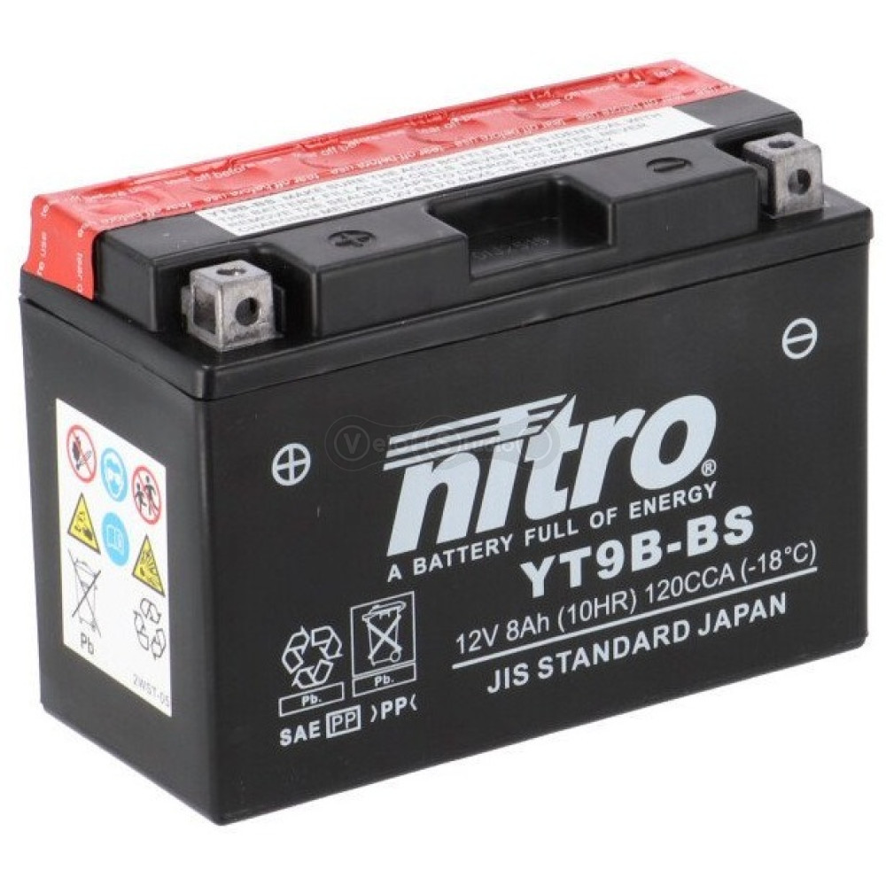 Аккумулятор NITRO AGM Open Battery 12V [8 Ah], CCA 120(A)
