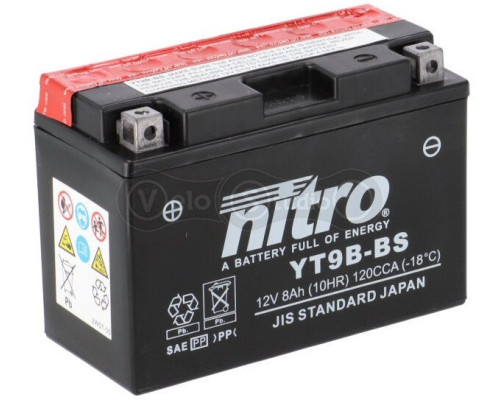 Акумулятор NITRO AGM Open Battery 12V [8Ah], CCA 120(A)