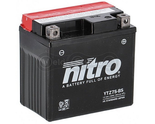 Акумулятор NITRO AGM Open Battery 12V [6Ah], CCA 130(A)