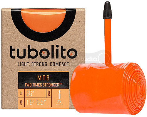 Вело камера Tubolito TPU 26x1.80-2.50 TUBO-MTB, SV42 помаранчева
