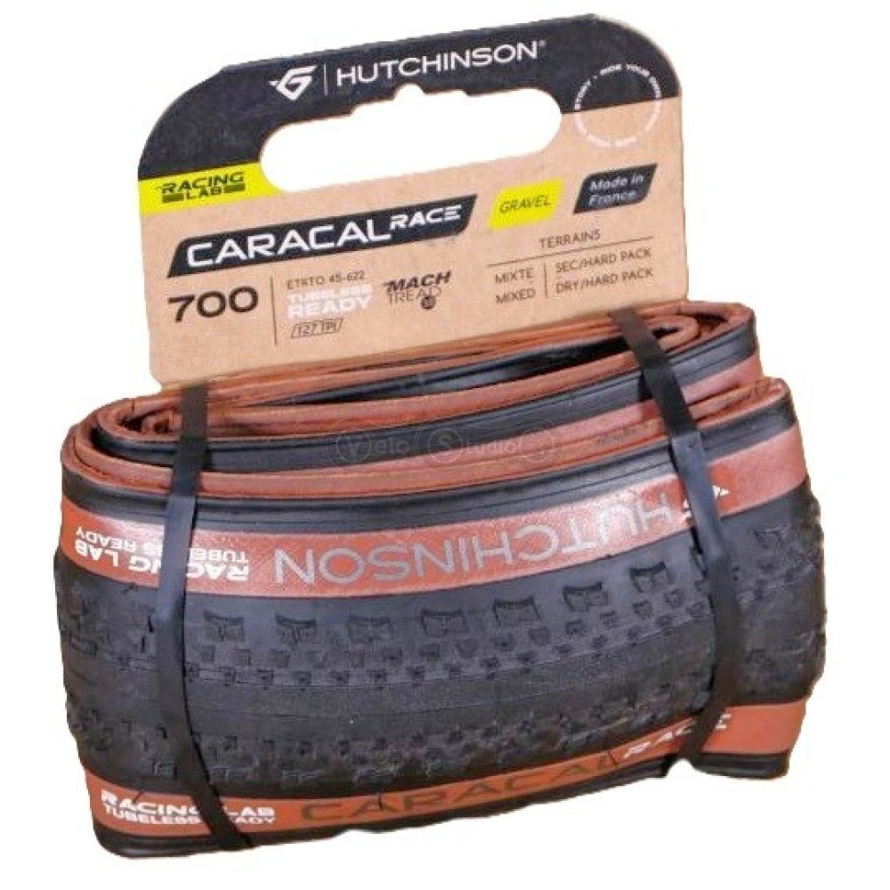 Вело покрышка Hutchinson Caracal Race 700X40 TLR TAN