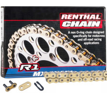 Ланцюг Renthal R1 Chain - 428 [Gold], 428-134L / No Seal