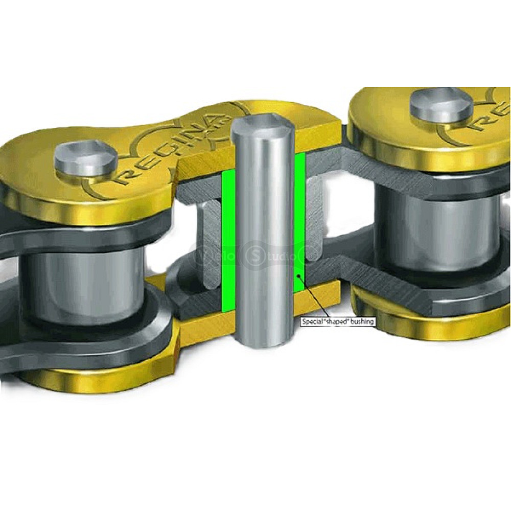Цепь Regina RH2 Chain – 420 [Gold], 420-128L / No Seal