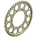 Задня зірка Renthal 525 Hard Anodised Chainwheel 215U - Yamaha [AluGold], 46z