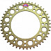Задня зірка Renthal 525 Hard Anodised Chainwheel 215U - Yamaha [AluGold], 46z