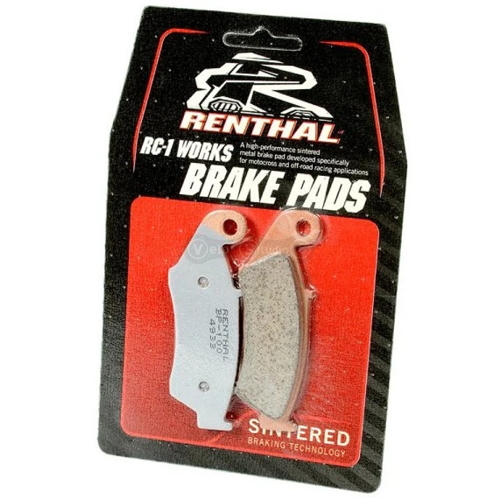 Тормозные колодки Renthal RC-1 BP-100 Works Brake Pads, Sintered