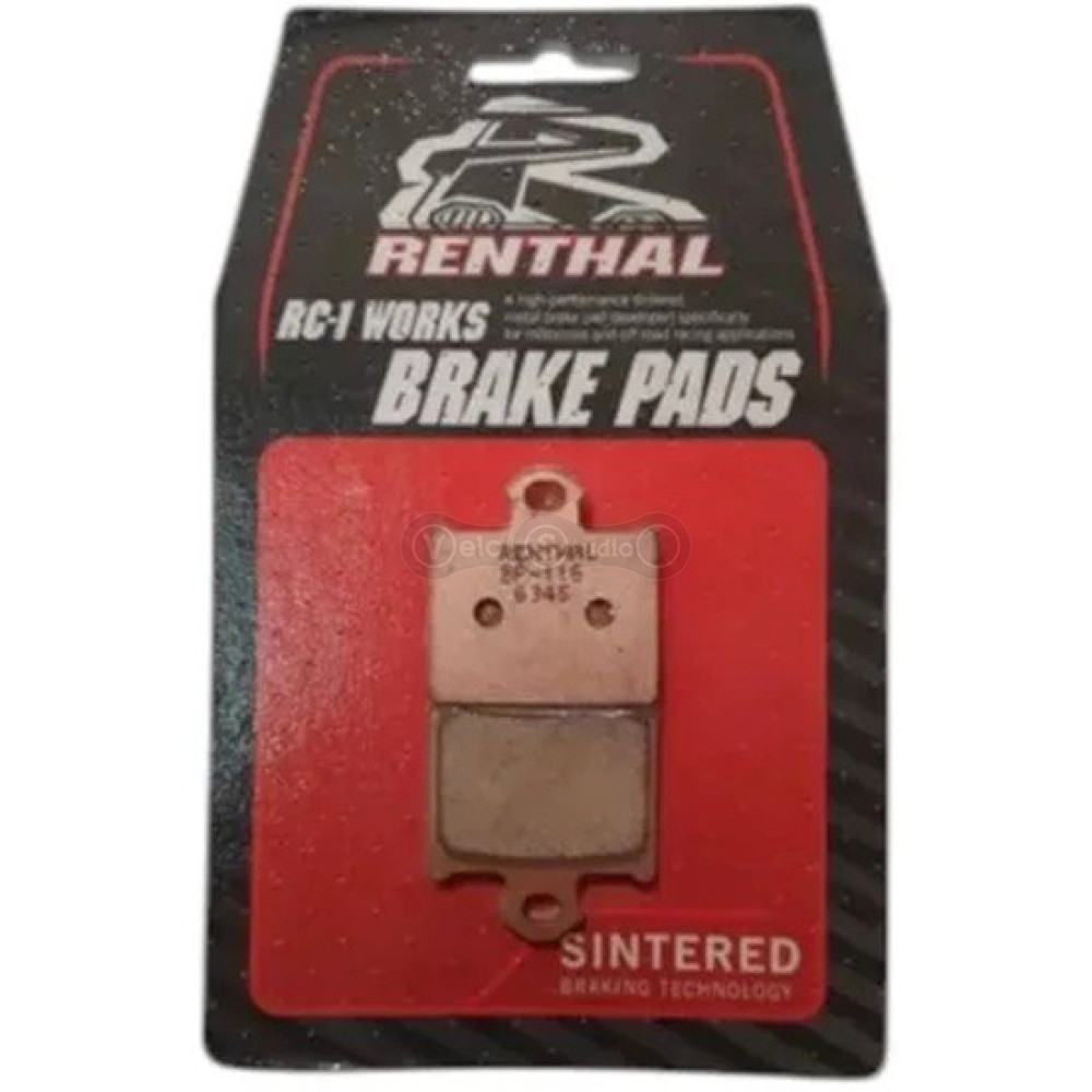 Колодки гальмівні Renthal RC-1 BP-116 Works Brake Pads, Sintered