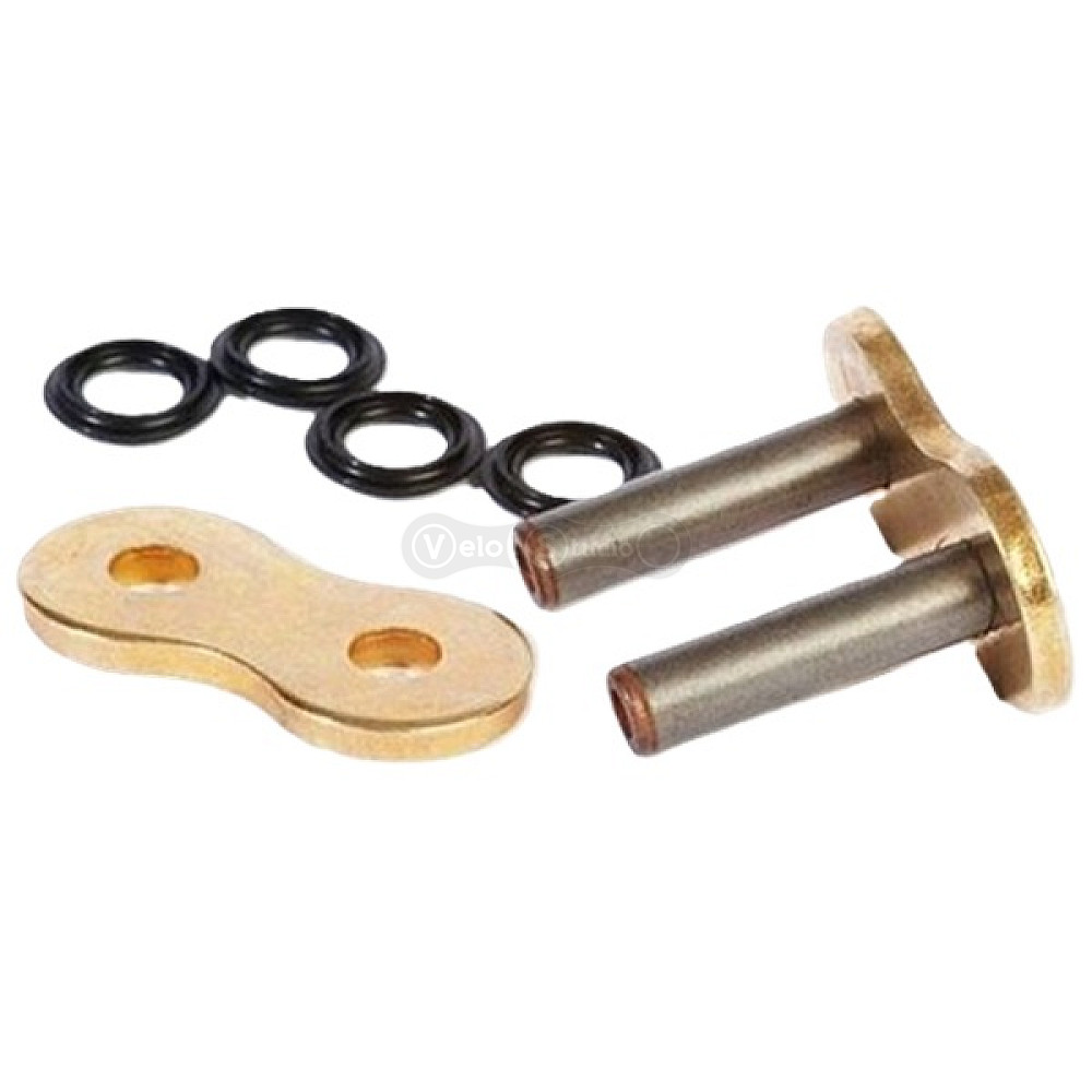 Замок ланцюга мотоцикла Renthal R3-3 Rivert Link - 520 [Gold], 520 / Seal Ring