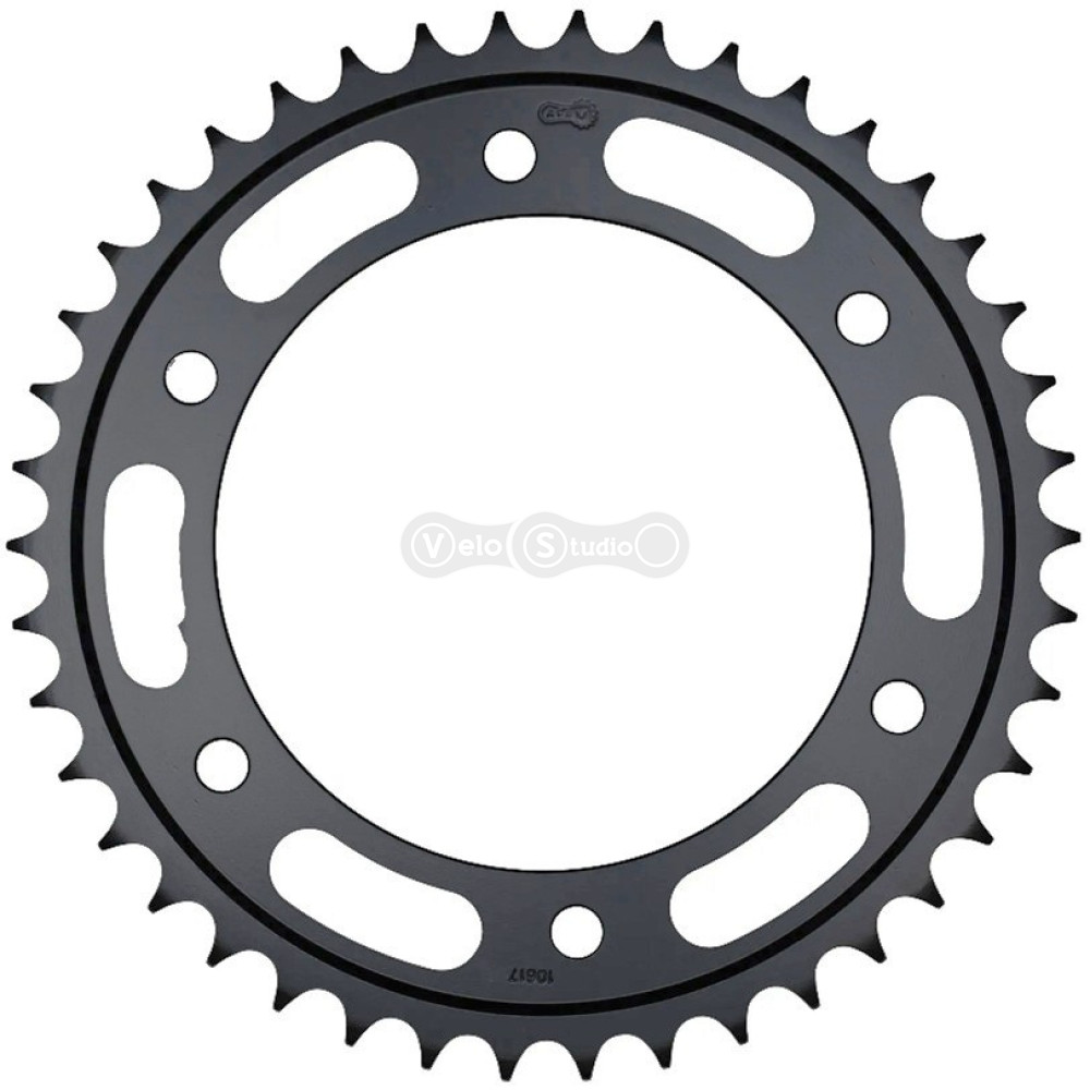 Задняя звезда AFAM 525 Steel Chainwheel 10617 - Honda [Black], 43z