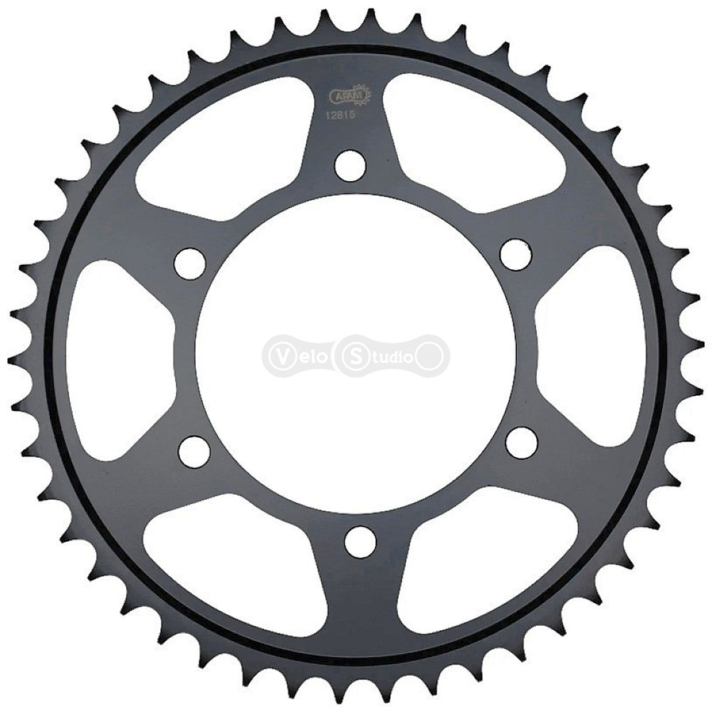 Задня зірка AFAM 525 Steel Chainwheel 12815 - Yamaha [Black], 42z