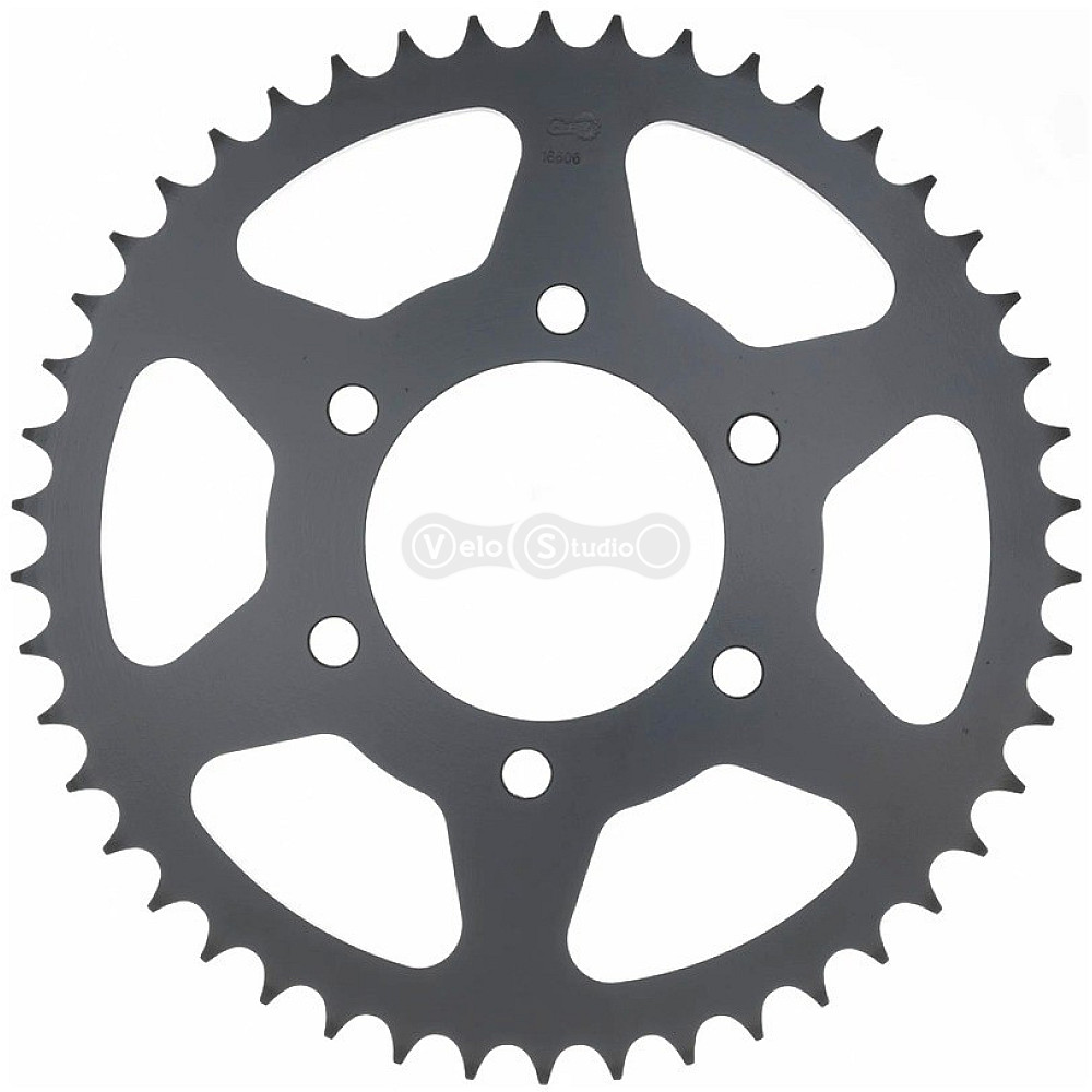Задня зірка AFAM 520 Steel Chainwheel 16606 - Kawasaki [Black], 46z