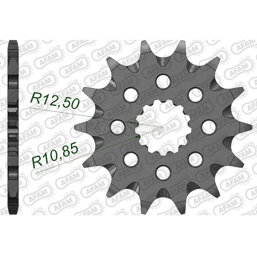 Передня зірка AFAM 520 Grooved Sprocket 27500 - Yamaha, 14z